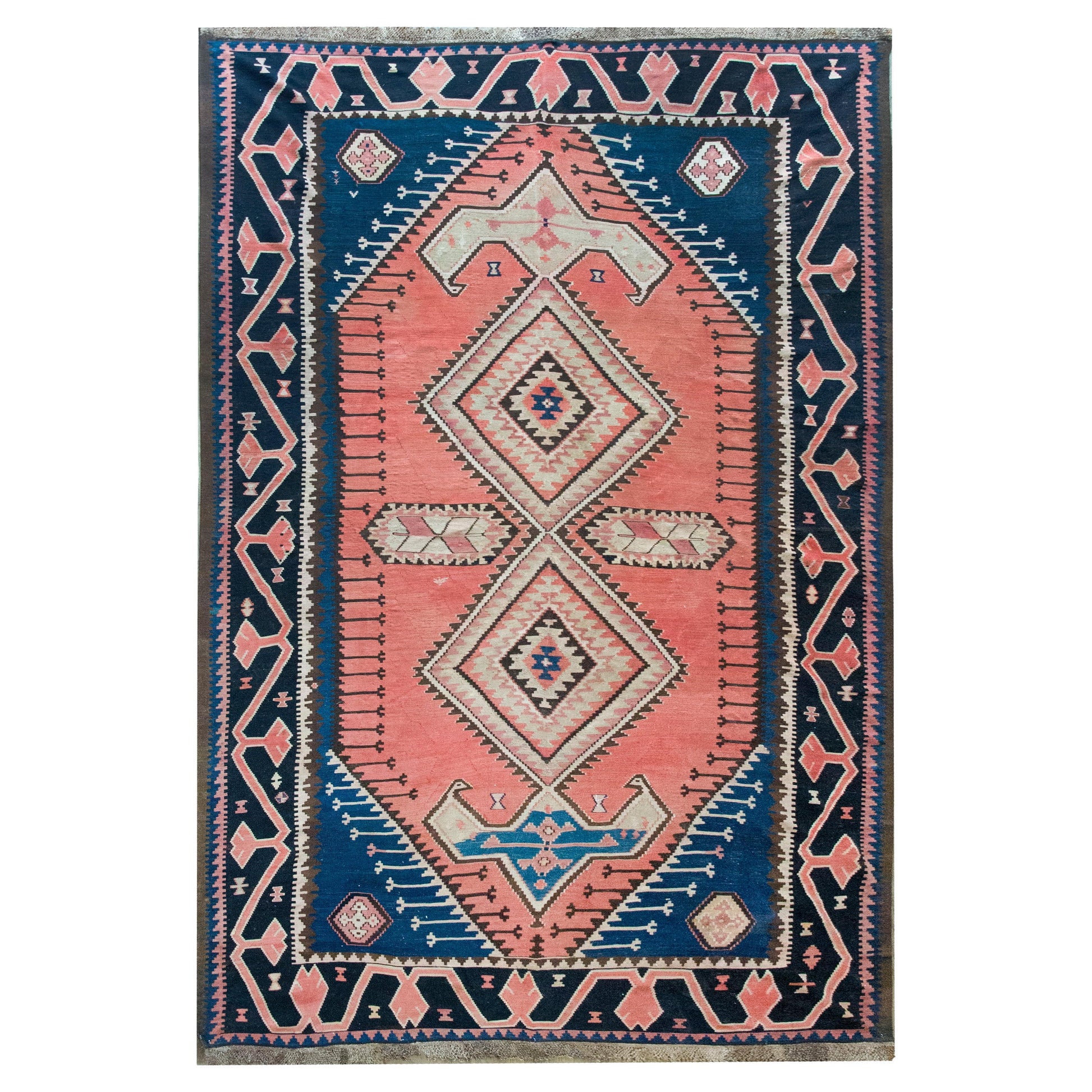 Early 20th Century Turkish Konya Kilim Rug For Sale