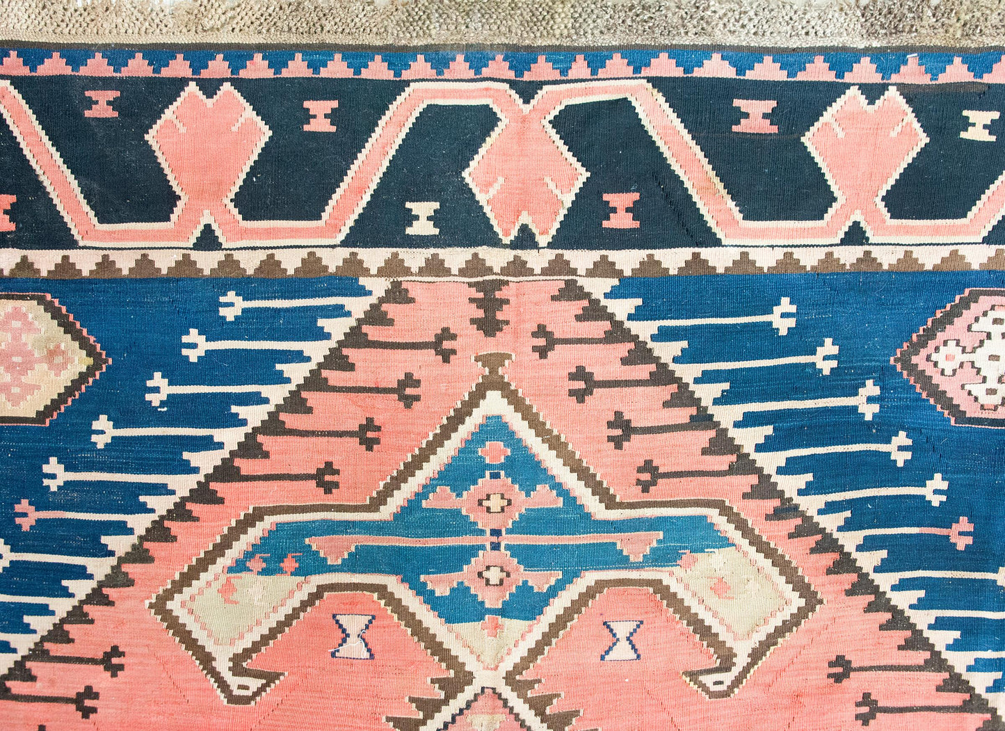 Early 20th Century Turkish Konya Kilim Rug