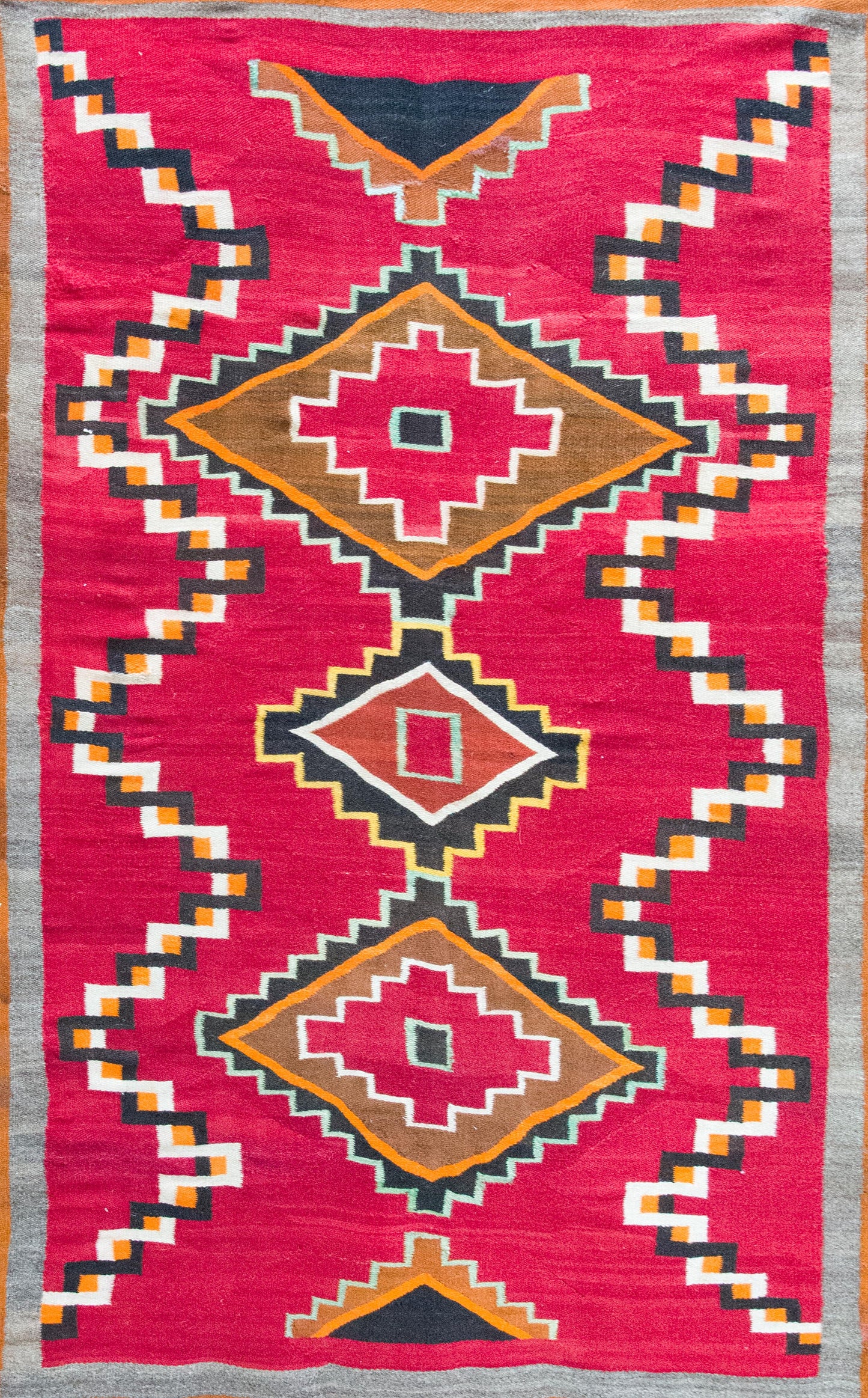Early 20th Century Native American Navajo Rug