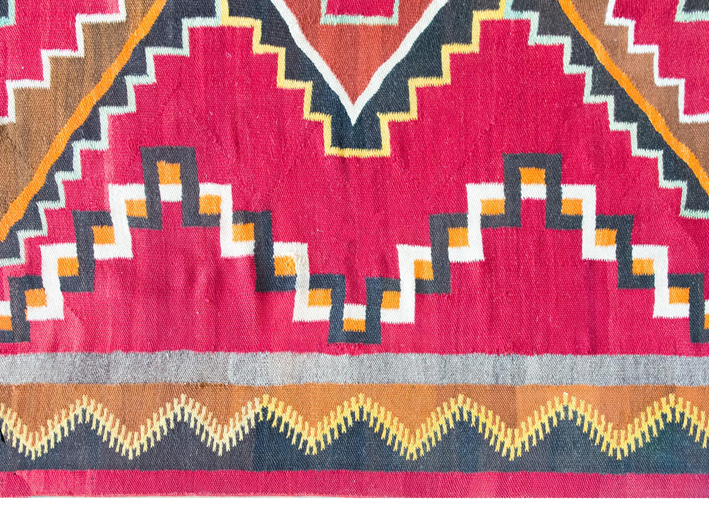 Early 20th Century Native American Navajo Rug