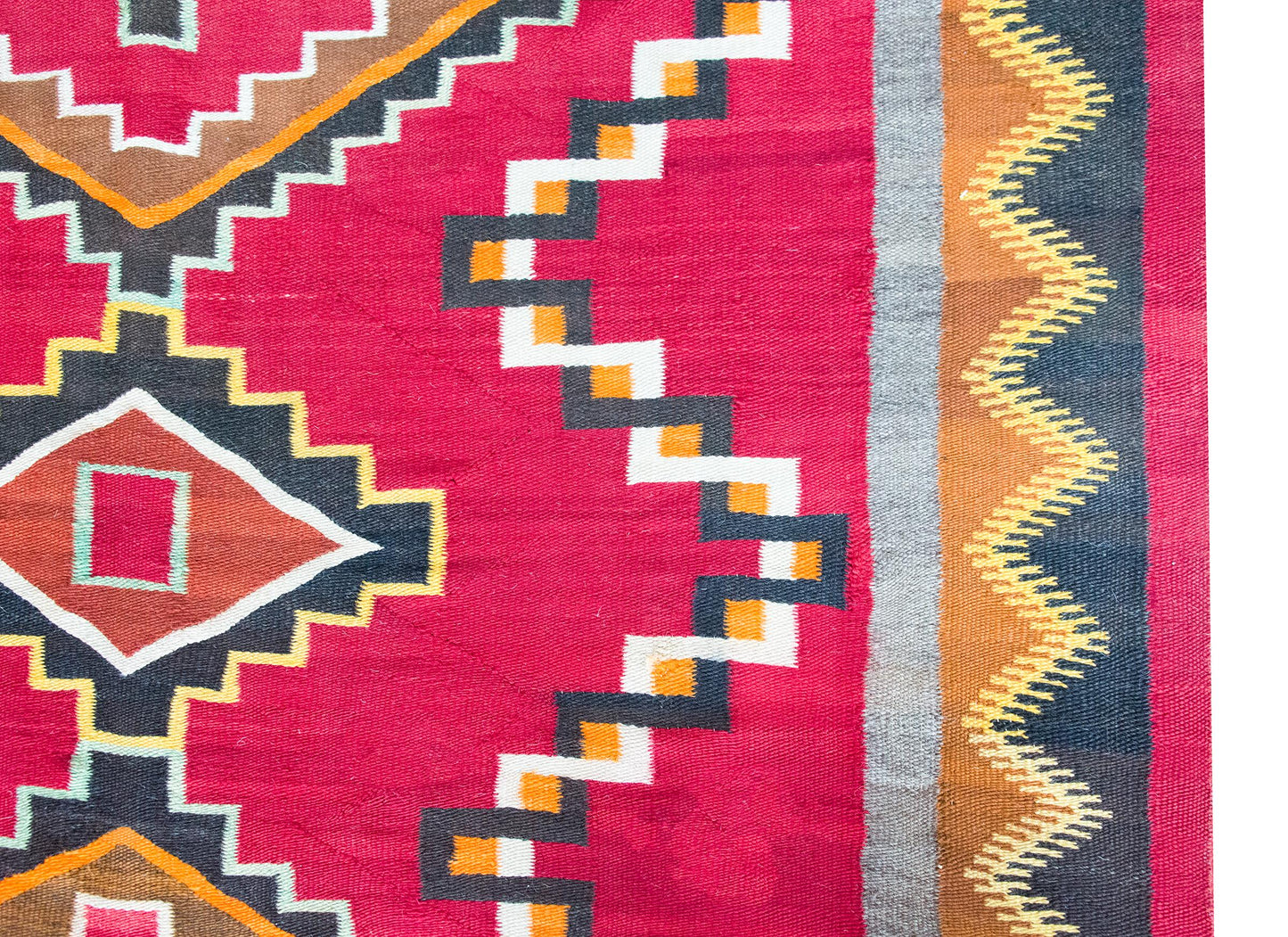 Early 20th Century Native American Navajo Rug