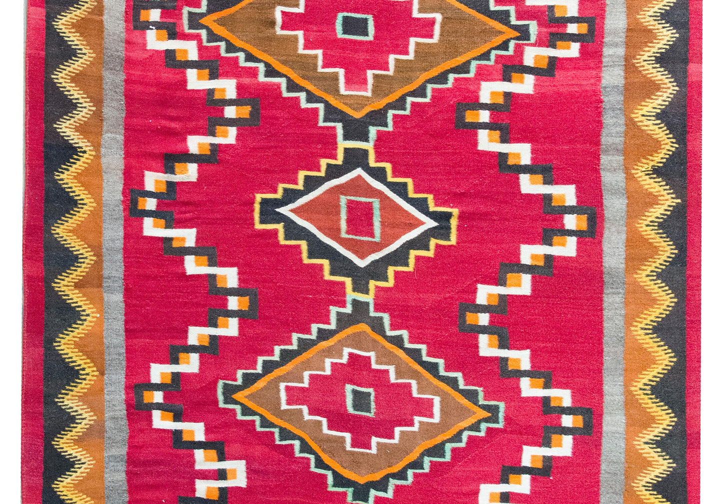 Early 20th Century Native American Navajo Rug
