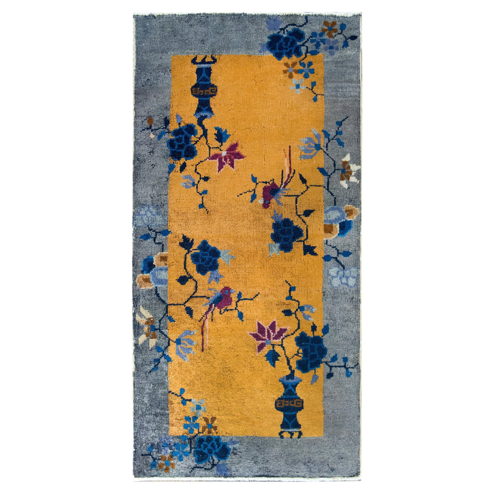 Early 20th Century Chinese Art Deco Rug For Sale