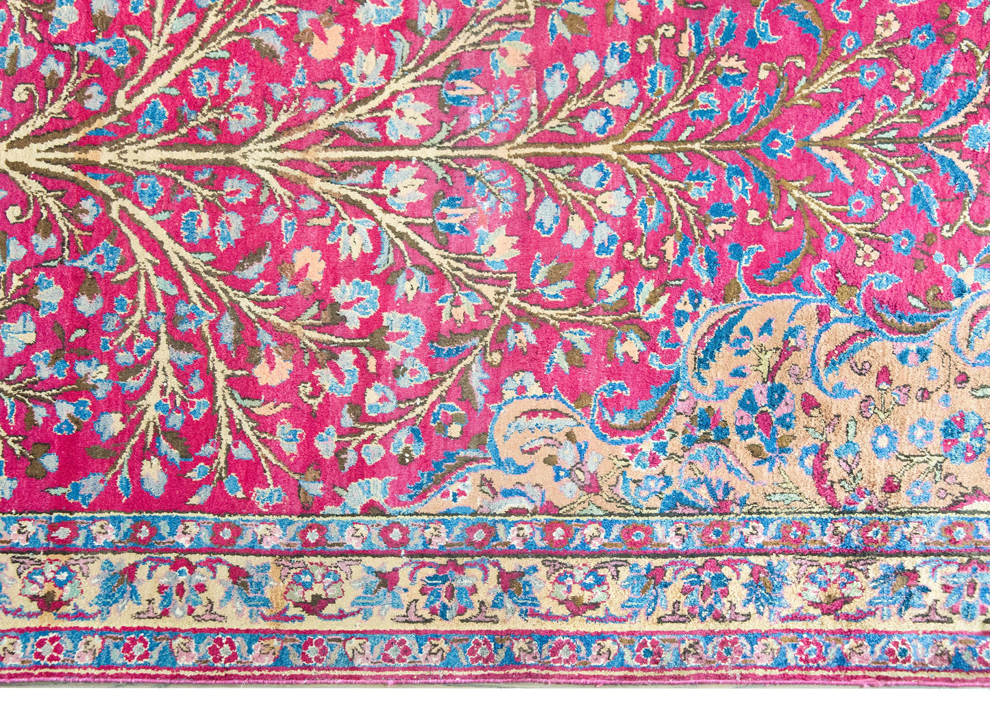 Early 20th Century Persian Qum Silk Prayer Rug