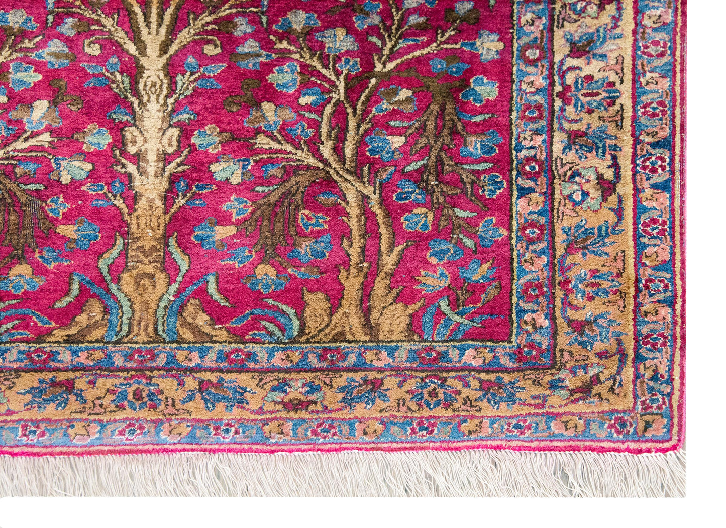 Early 20th Century Persian Qum Silk Prayer Rug