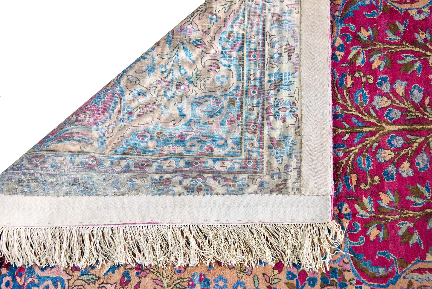 Early 20th Century Persian Qum Silk Prayer Rug