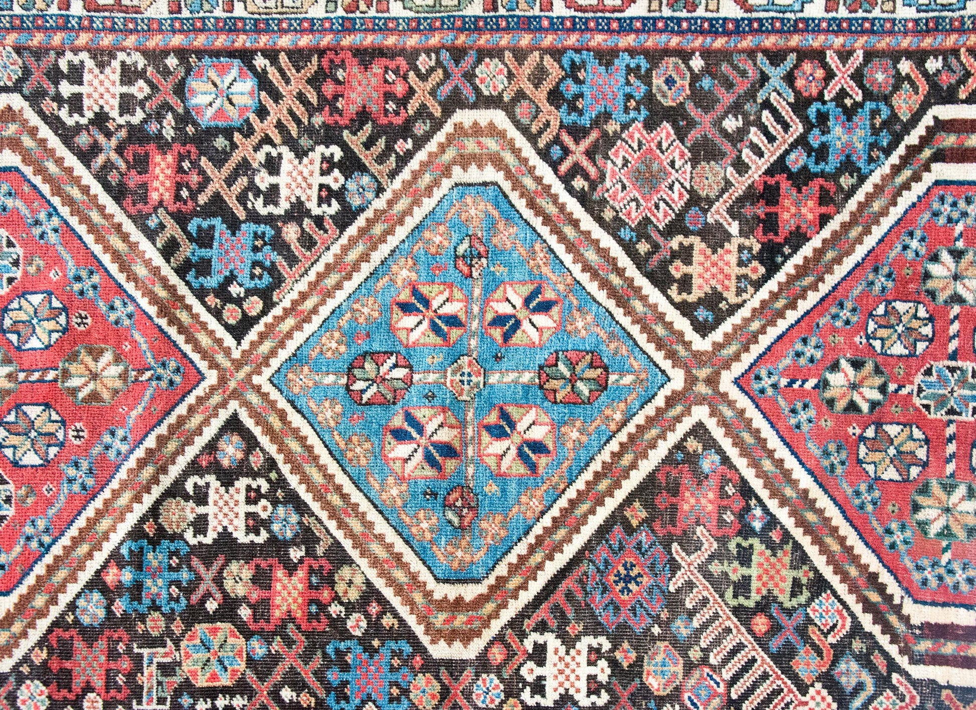 Early 20th Century Persian Afshar Rug For Sale
