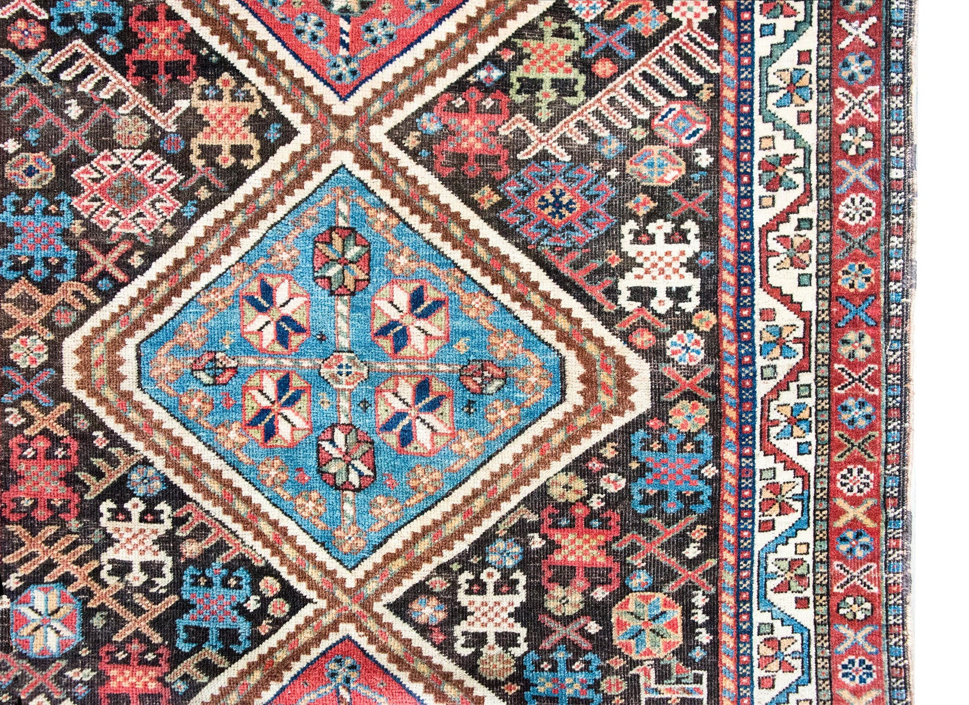 Early 20th Century Persian Afshar Rug For Sale