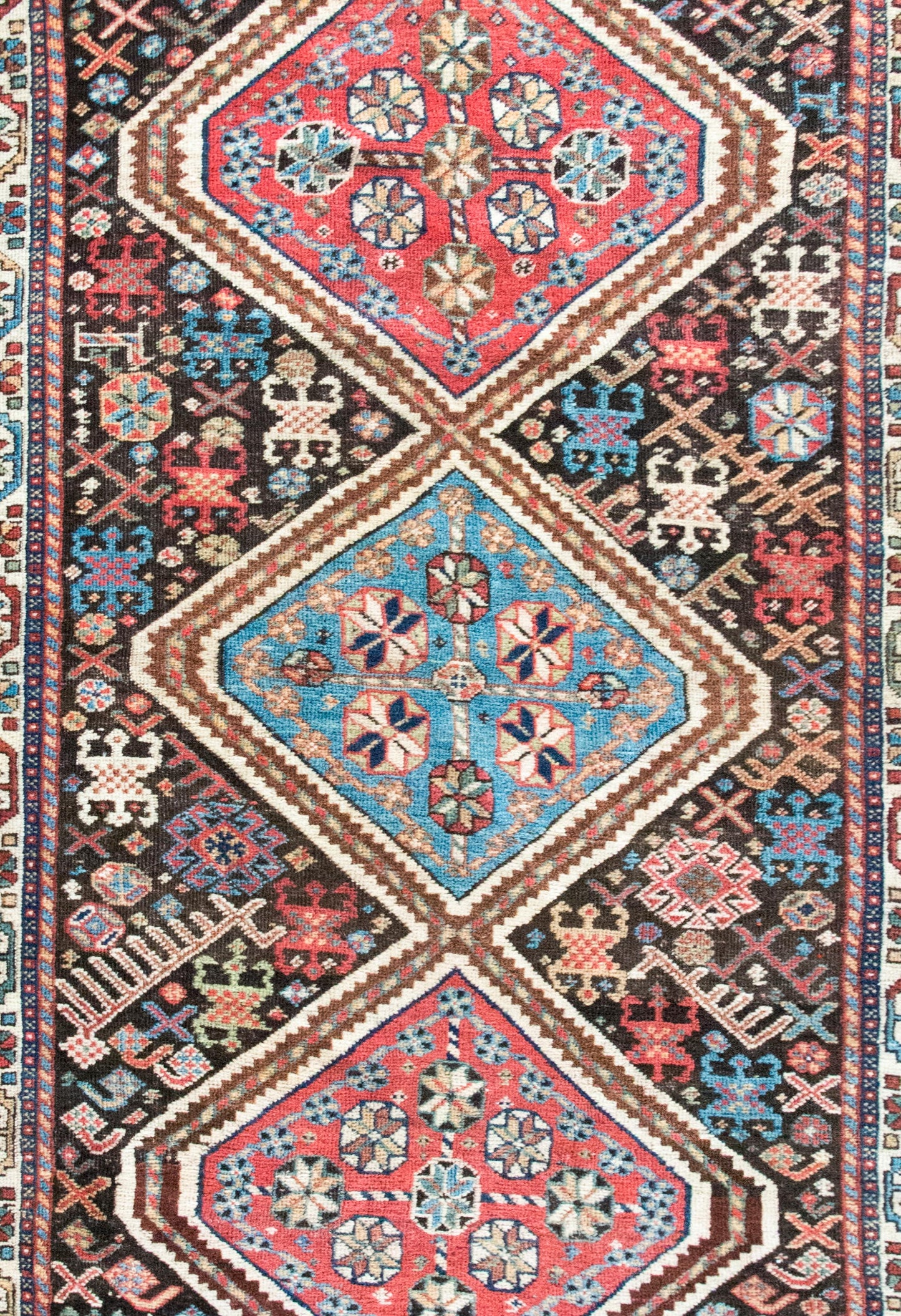 Early 20th Century Persian Afshar Rug For Sale