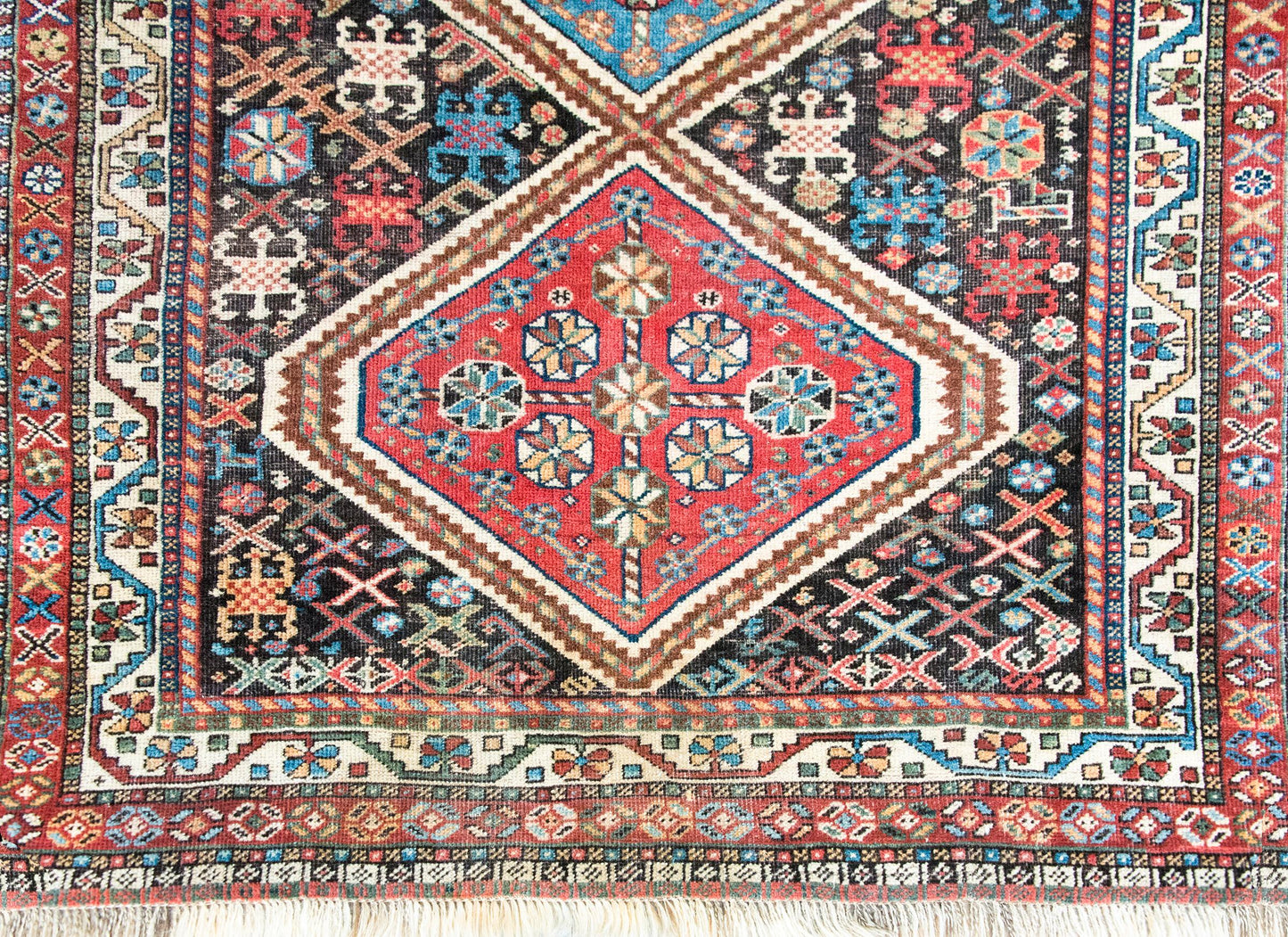 Early 20th Century Persian Afshar Rug For Sale