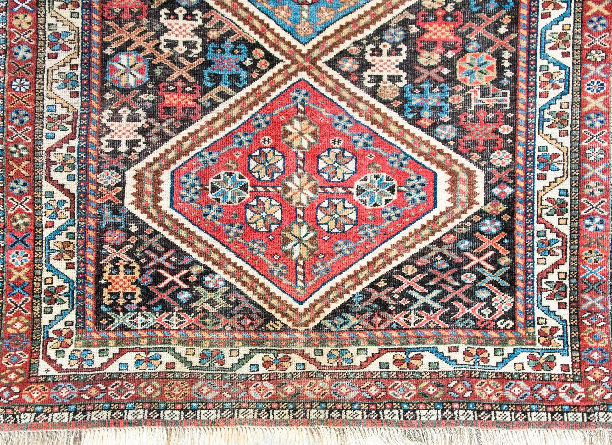 Early 20th Century Persian Afshar Rug For Sale