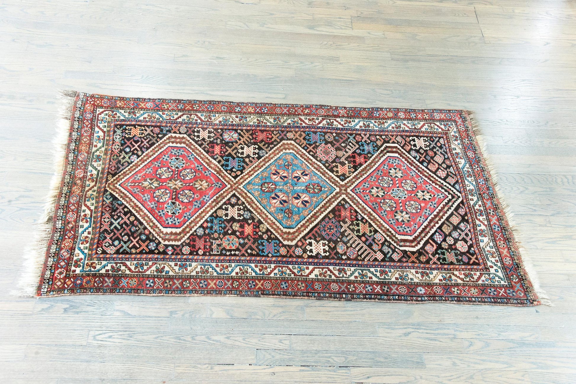 Early 20th Century Persian Afshar Rug For Sale