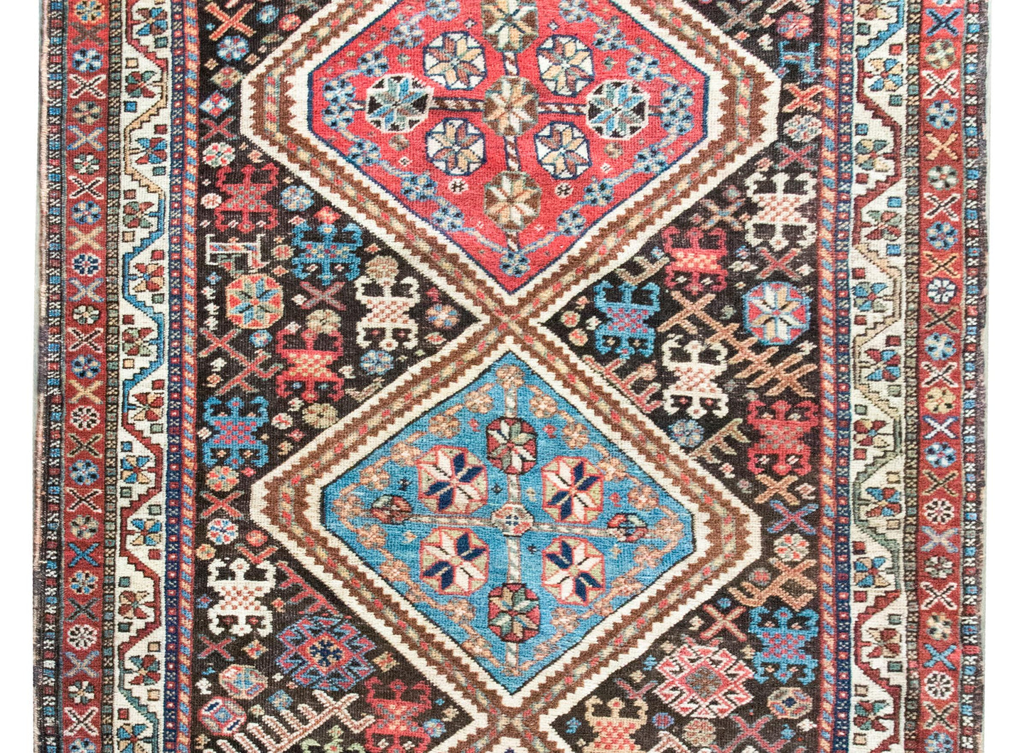 Early 20th Century Persian Afshar Rug For Sale