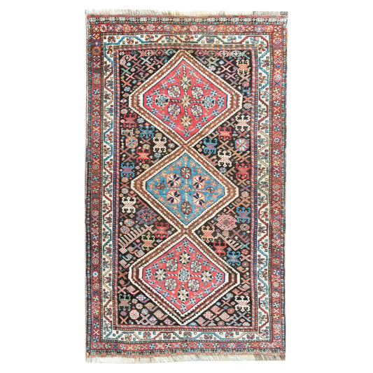 Early 20th Century Persian Afshar Rug For Sale