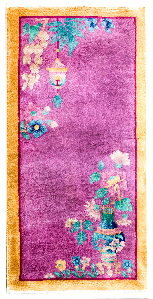 Early 20th Century Chinese Art Deco Rug For Sale