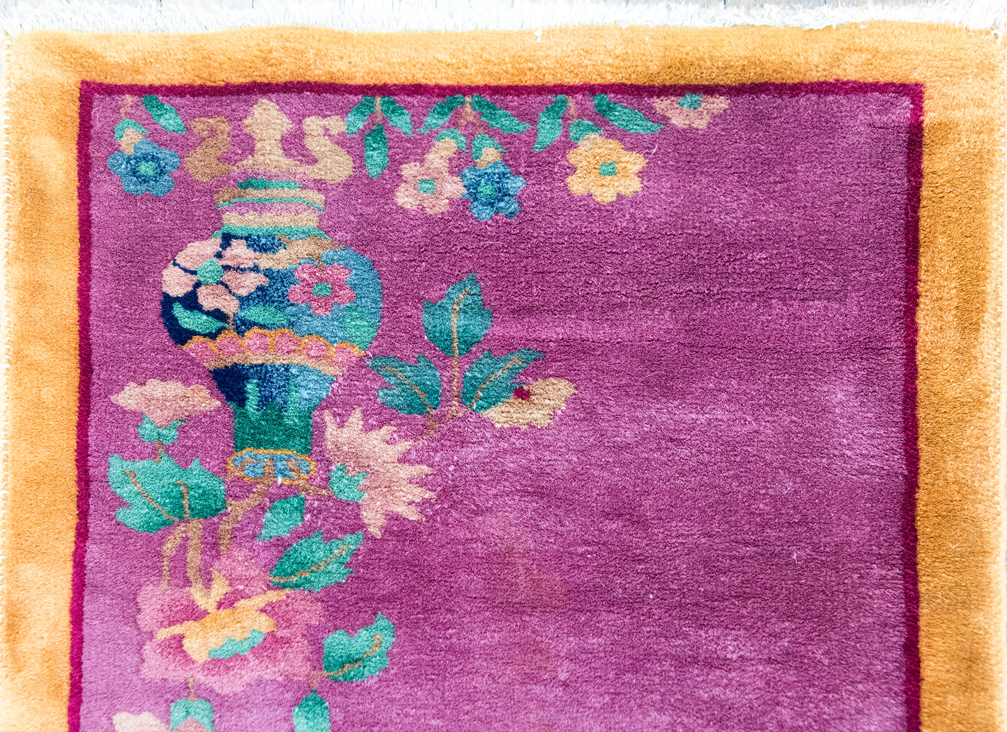 Early 20th Century Chinese Art Deco Rug For Sale