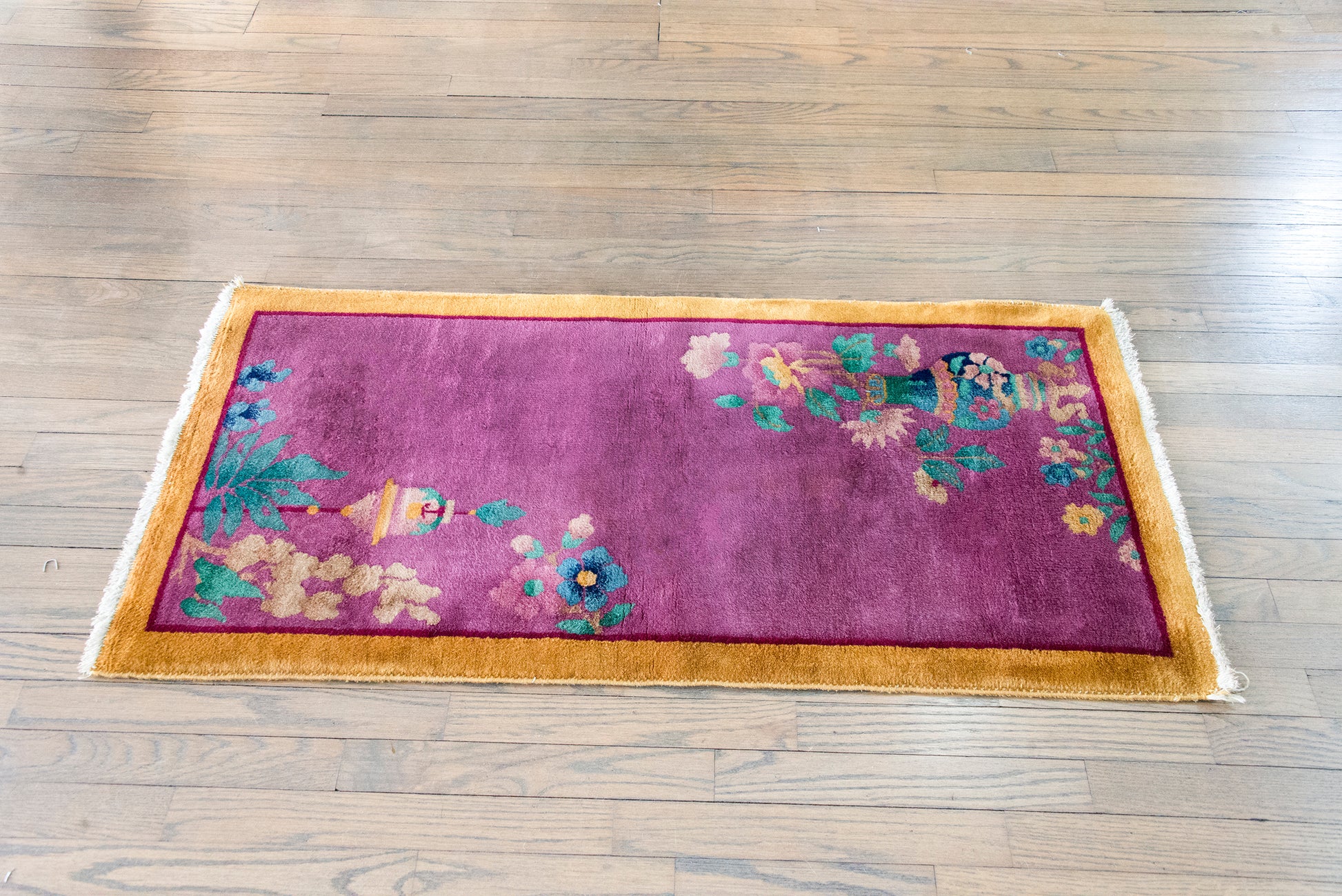 Early 20th Century Chinese Art Deco Rug For Sale
