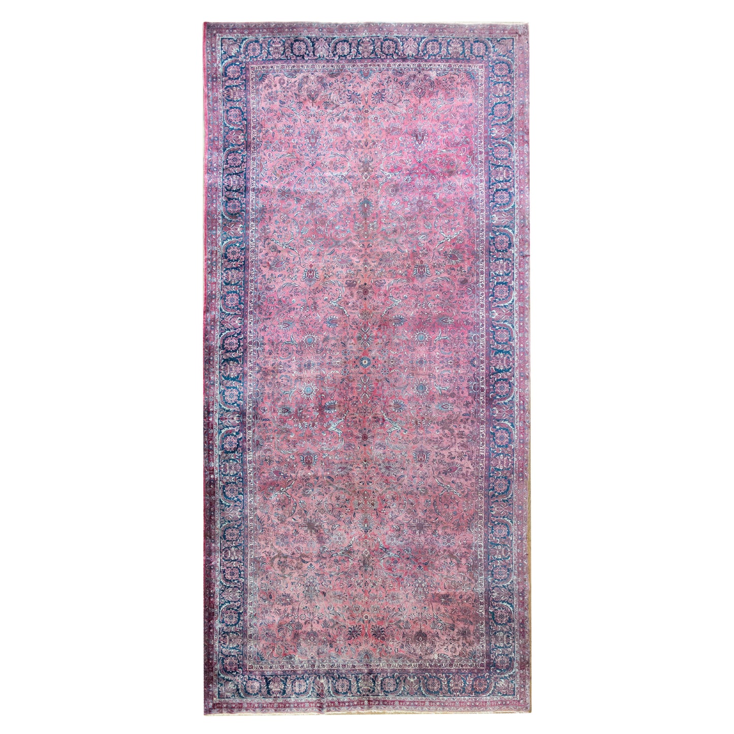 Early 20th Century Persian Kashan Rug For Sale