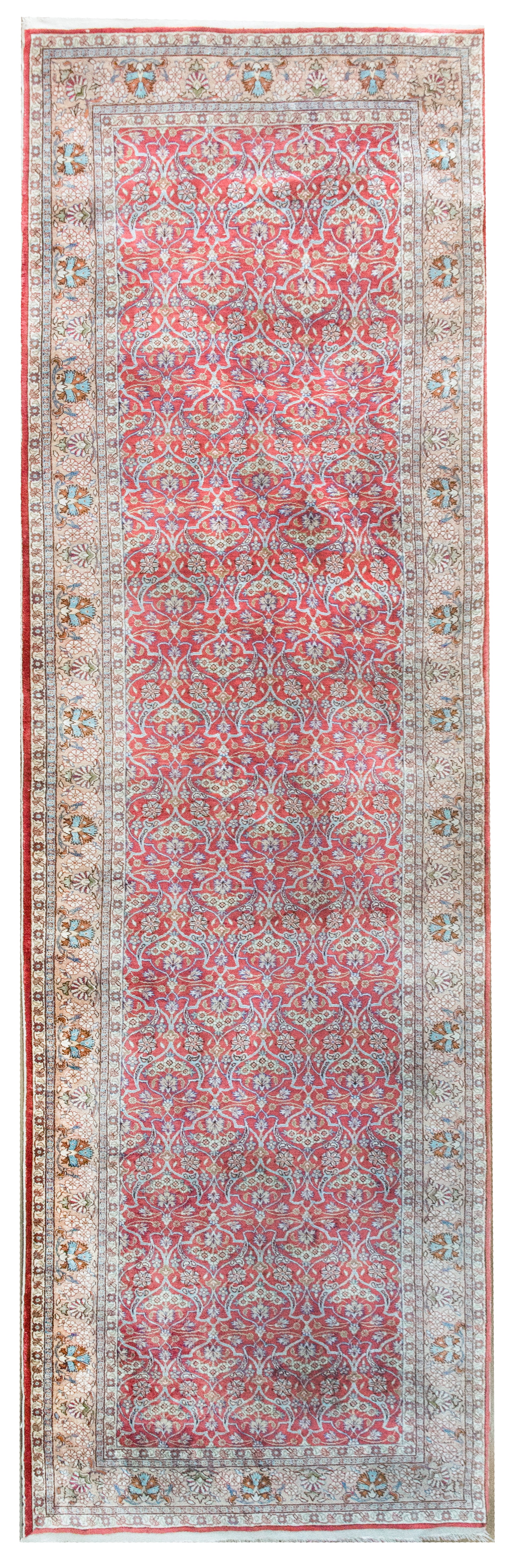 Mid 20th Century Turkish Anatolian Silk Rug For Sale