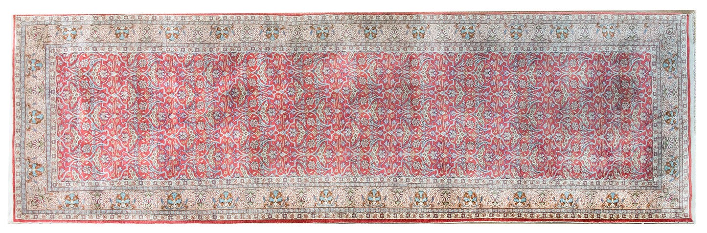 Mid 20th Century Turkish Anatolian Silk Rug For Sale