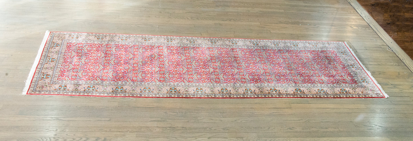 Mid 20th Century Turkish Anatolian Silk Rug For Sale