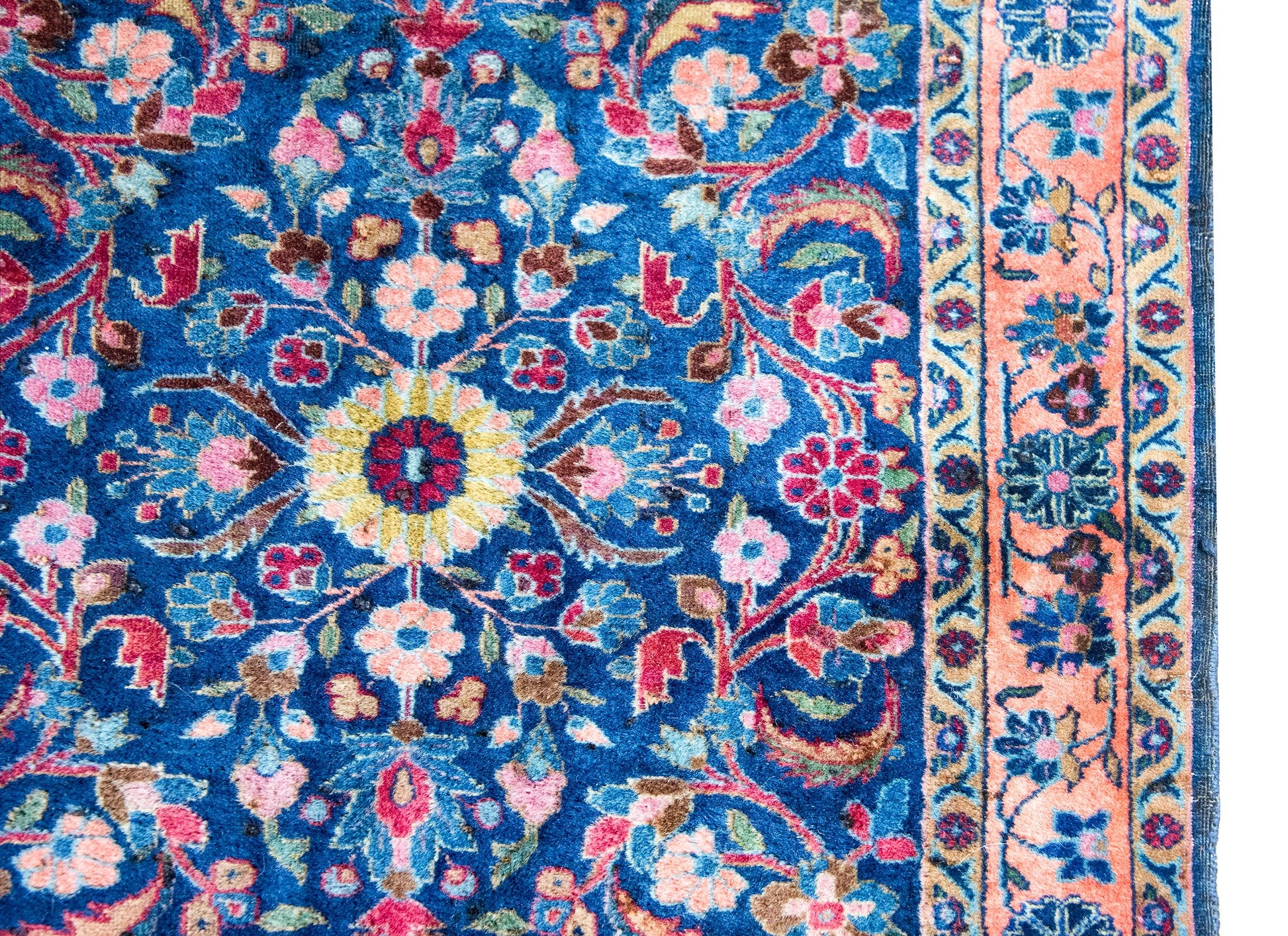 Early 20th Century Persian Kashan Rug For Sale
