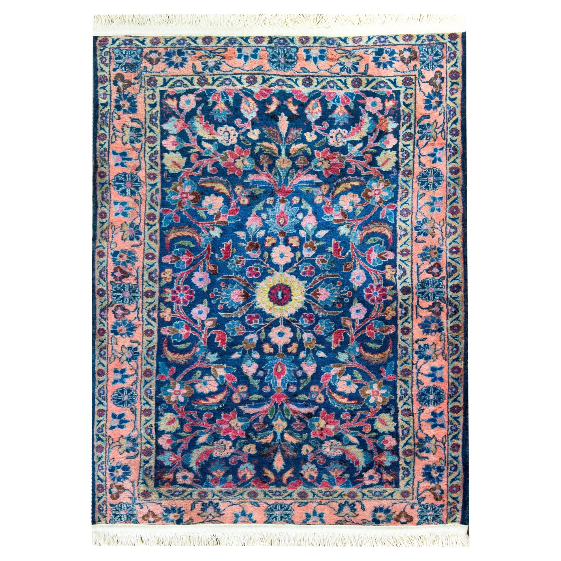 Early 20th Century Persian Kashan Rug For Sale