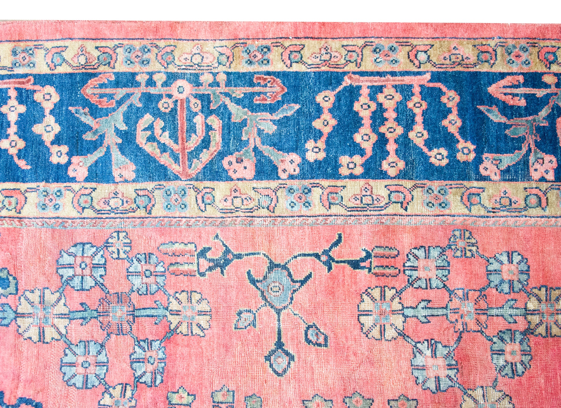Early 20th Century Persian Sarouk Mahal Rug For Sale