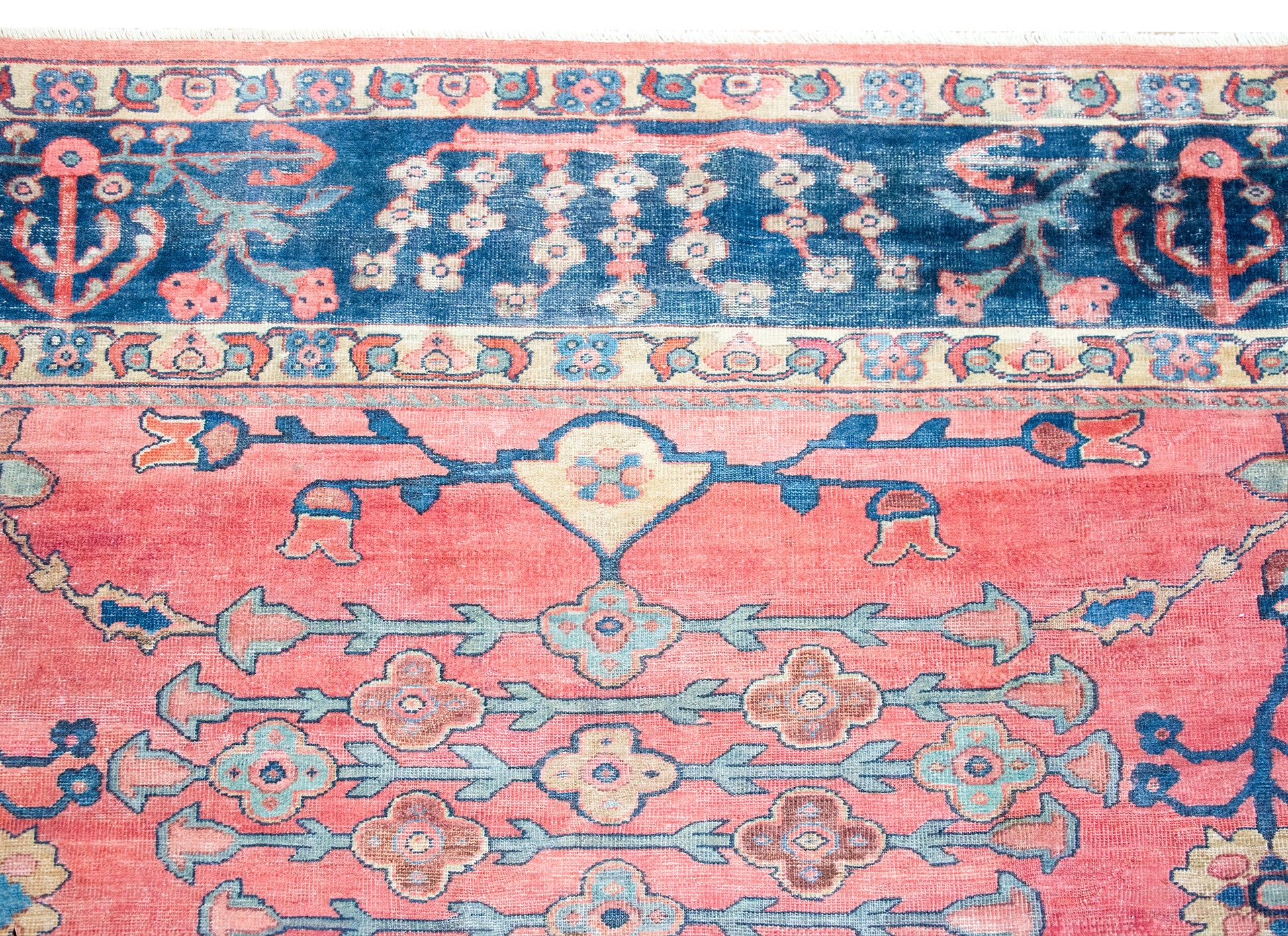 Early 20th Century Persian Sarouk Mahal Rug For Sale