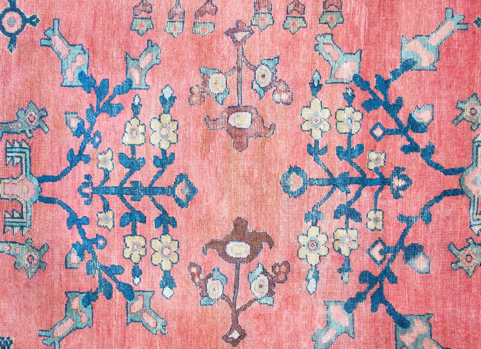 Early 20th Century Persian Sarouk Mahal Rug For Sale