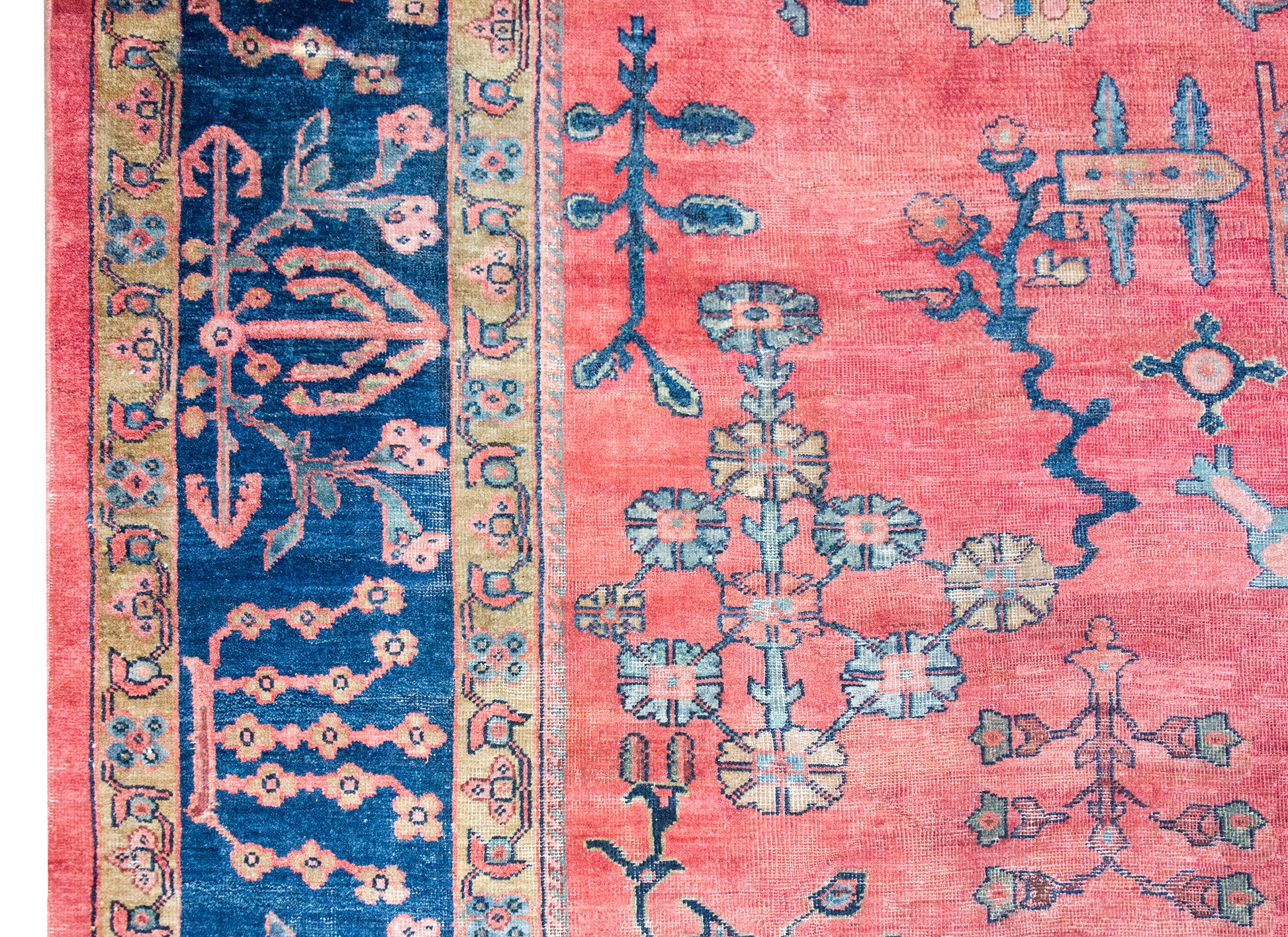 Early 20th Century Persian Sarouk Mahal Rug For Sale