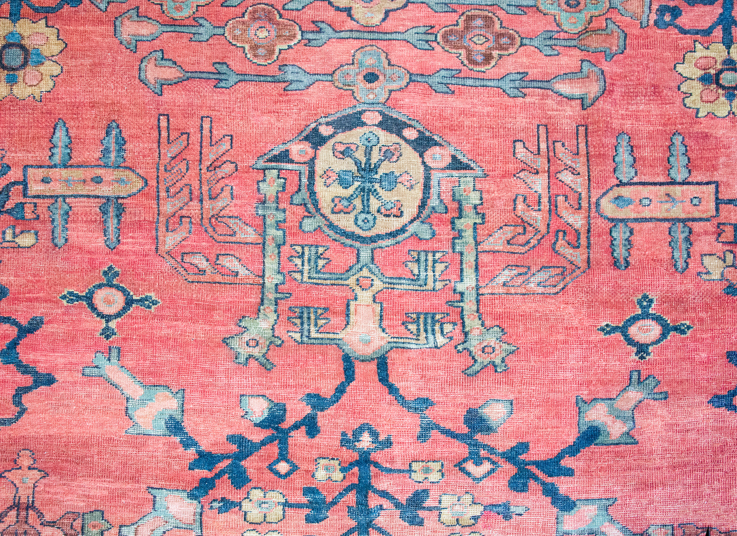 Early 20th Century Persian Sarouk Mahal Rug For Sale
