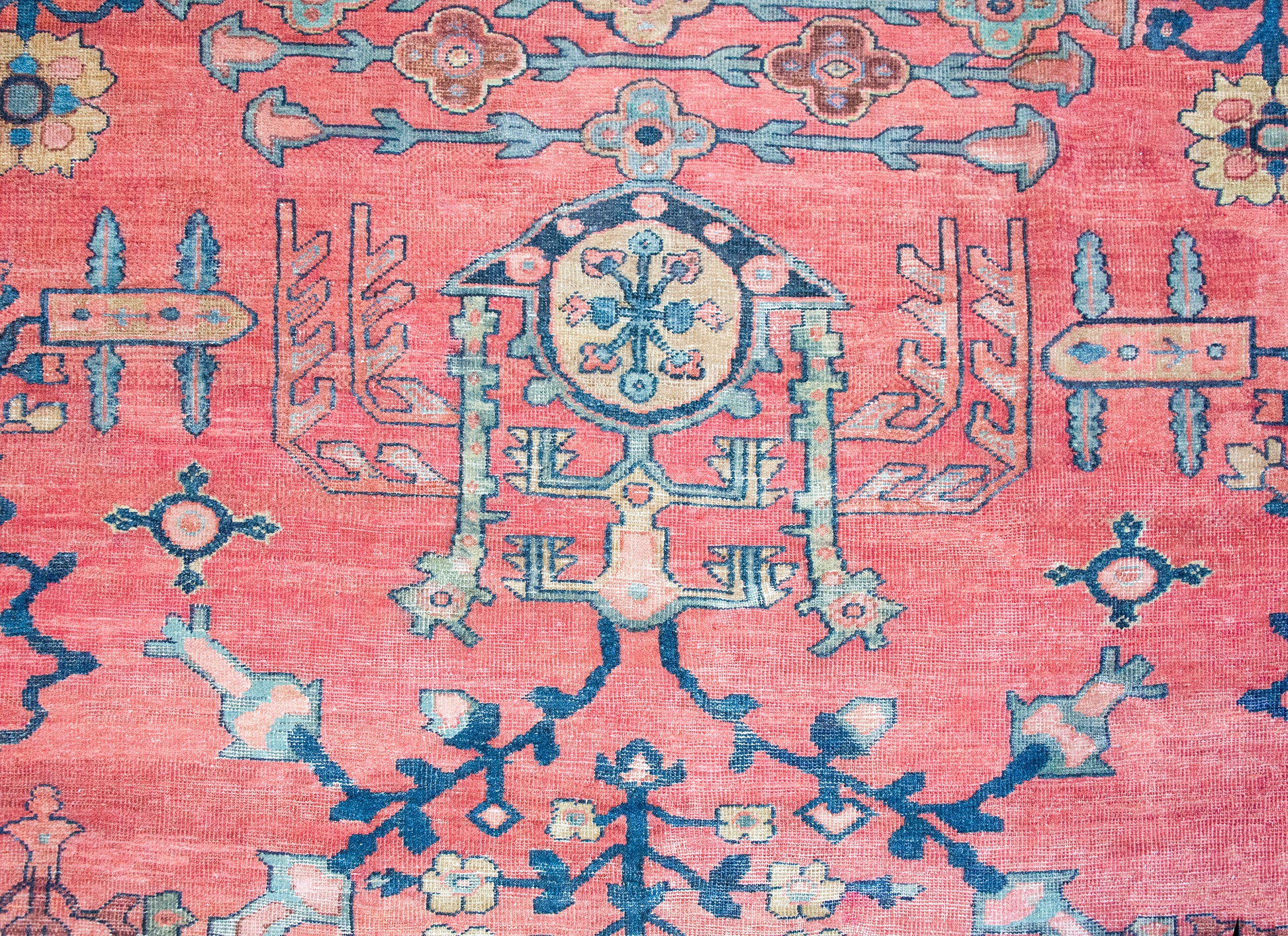Early 20th Century Persian Sarouk Mahal Rug For Sale