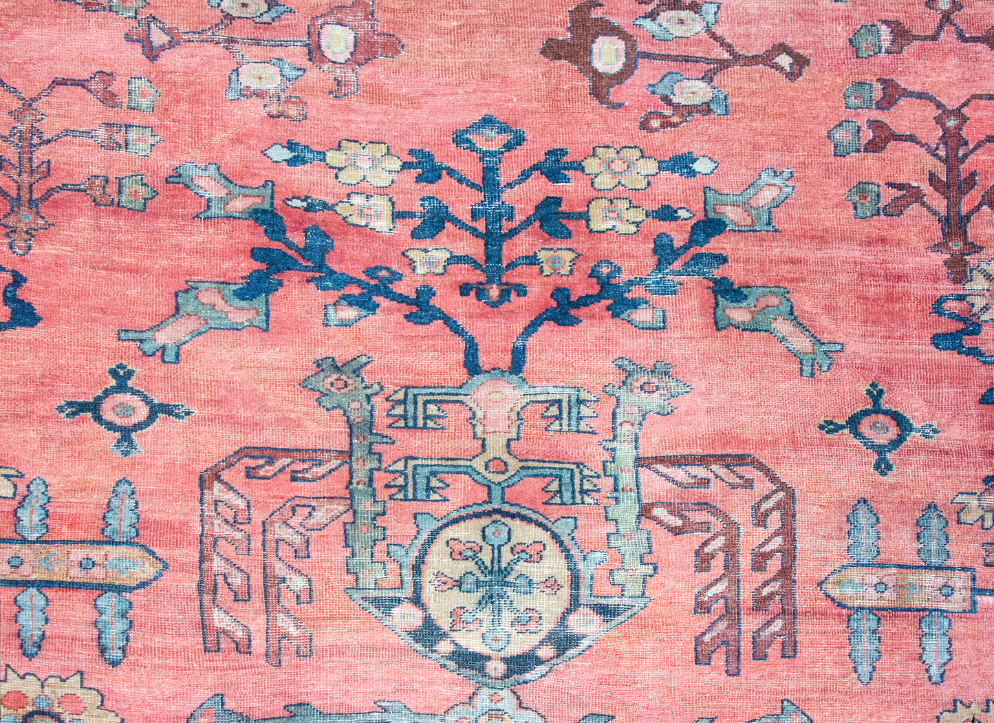 Early 20th Century Persian Sarouk Mahal Rug For Sale