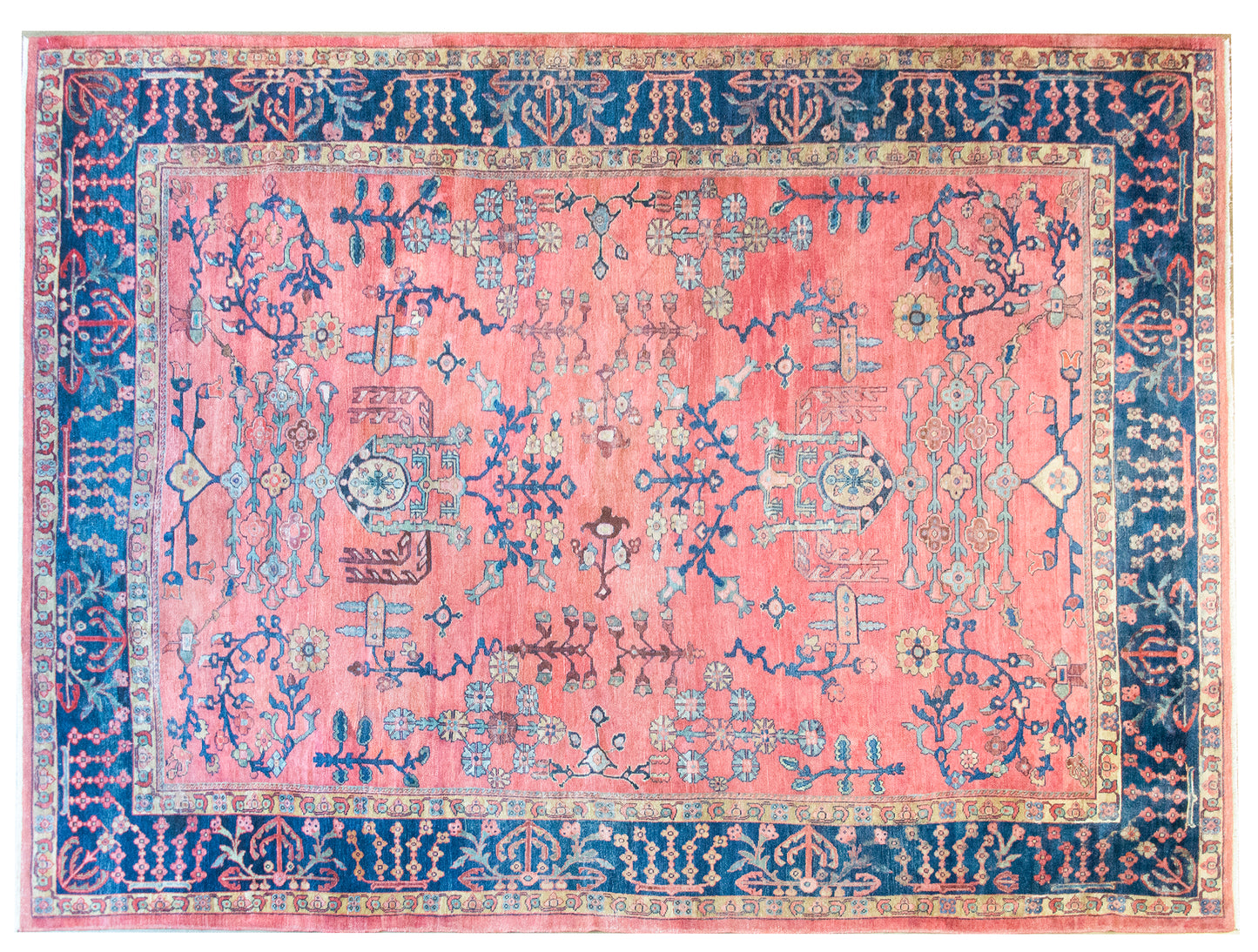 Early 20th Century Persian Sarouk Mahal Rug For Sale