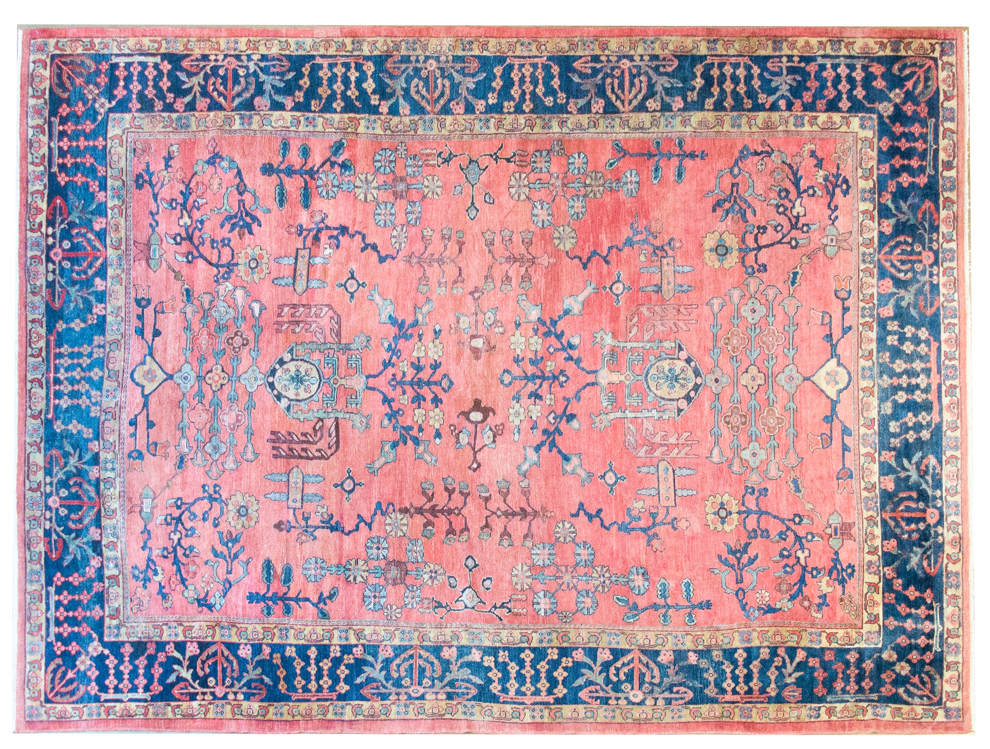 Early 20th Century Persian Sarouk Mahal Rug For Sale
