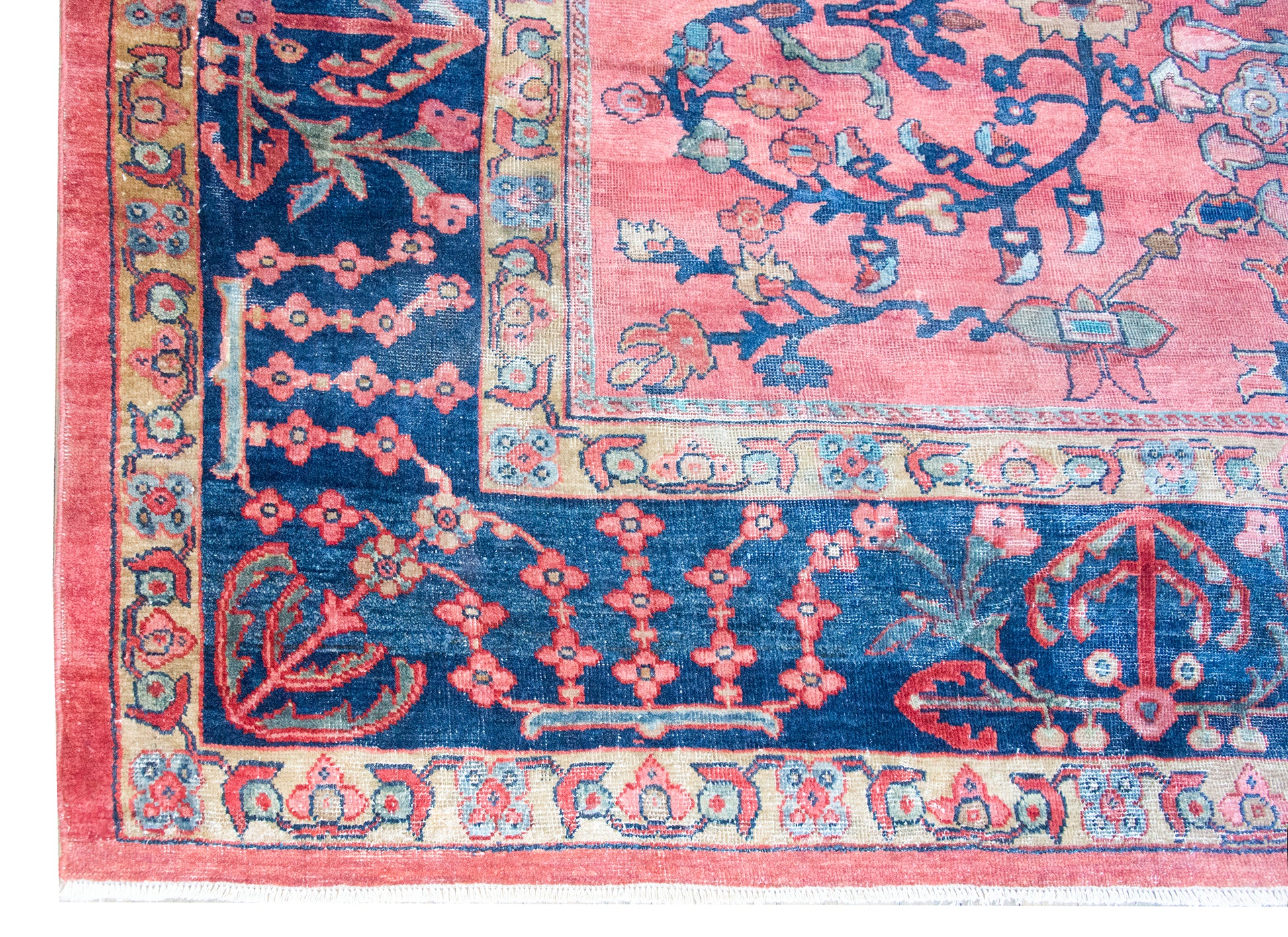 Early 20th Century Persian Sarouk Mahal Rug For Sale