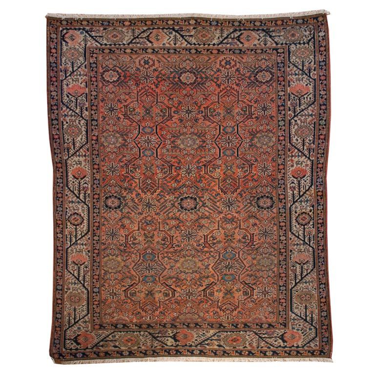19th Century Malayer Carpet For Sale