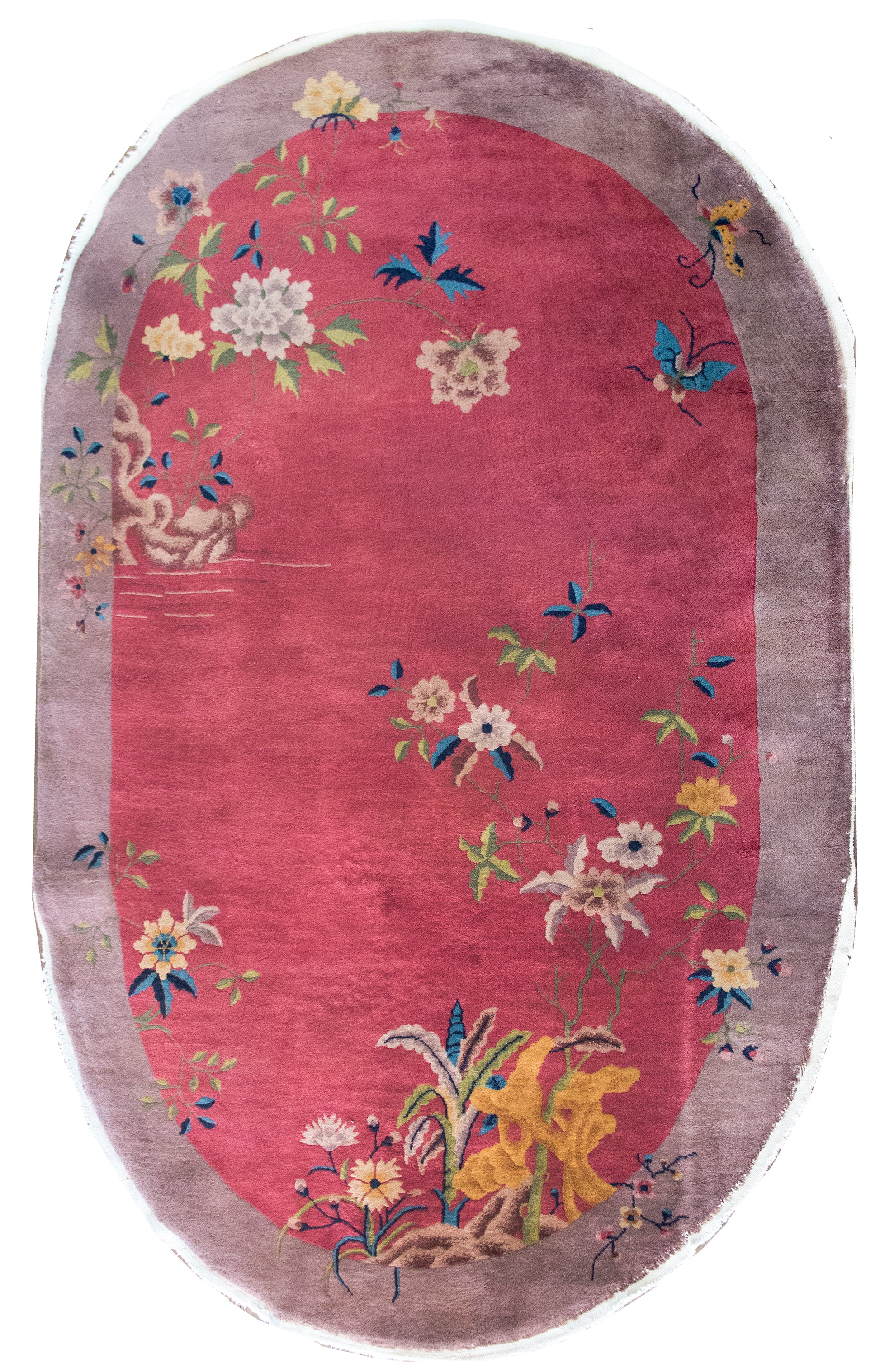 Early 20th Century Chinese Art Deco Rug For Sale