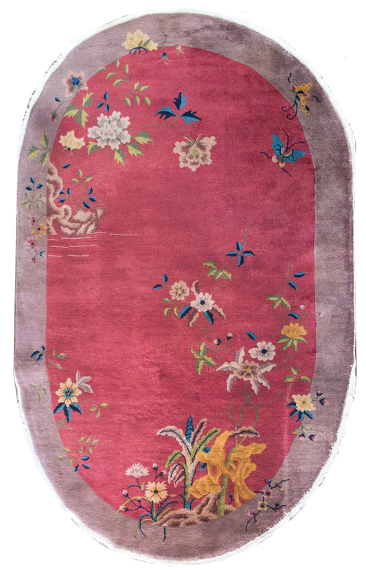 Early 20th Century Chinese Art Deco Rug For Sale