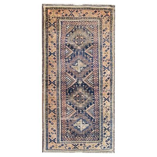Early 20th Century Persian Baluch Rug For Sale