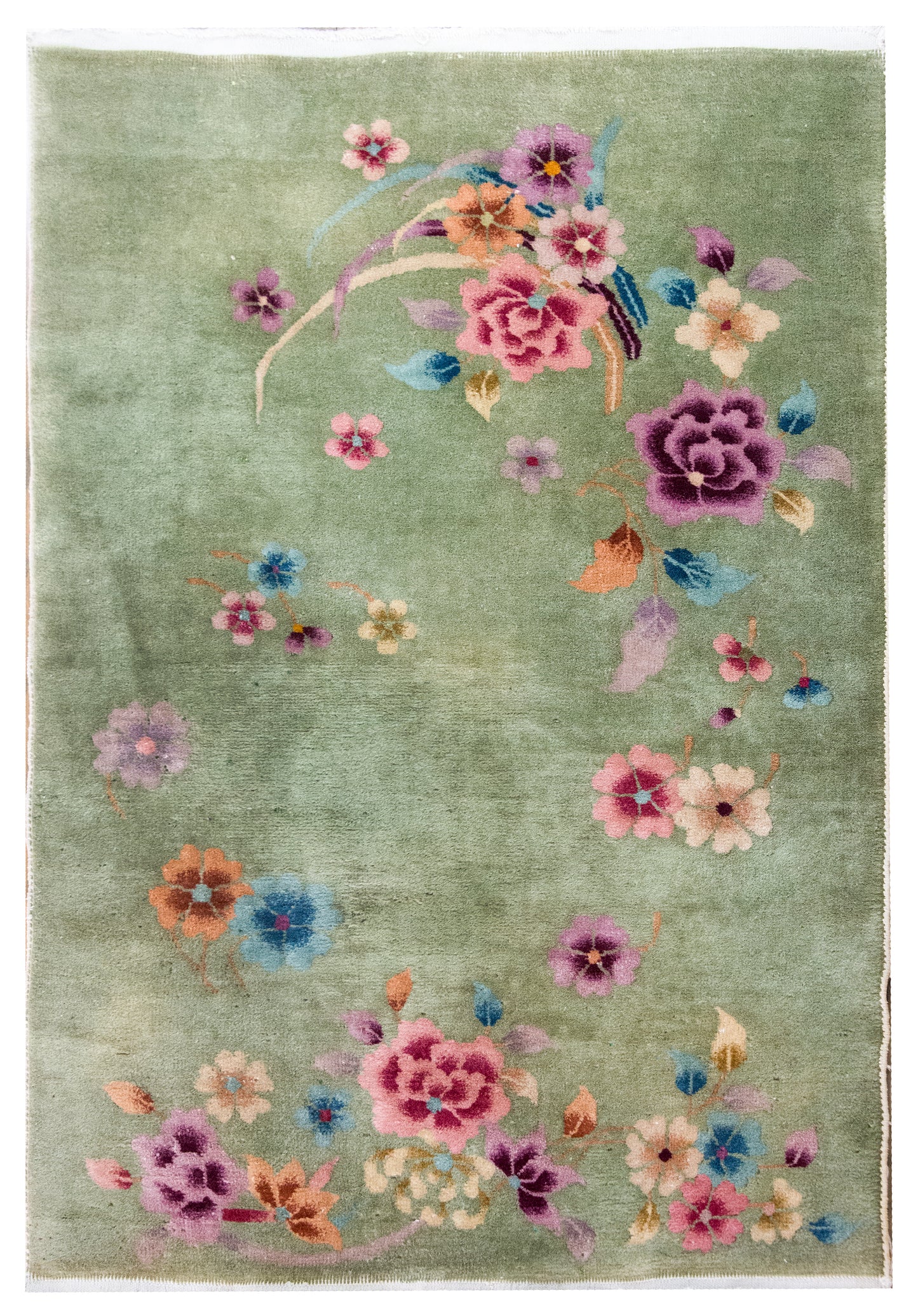 Mid 20th Century Chinese Art Deco Rug For Sale