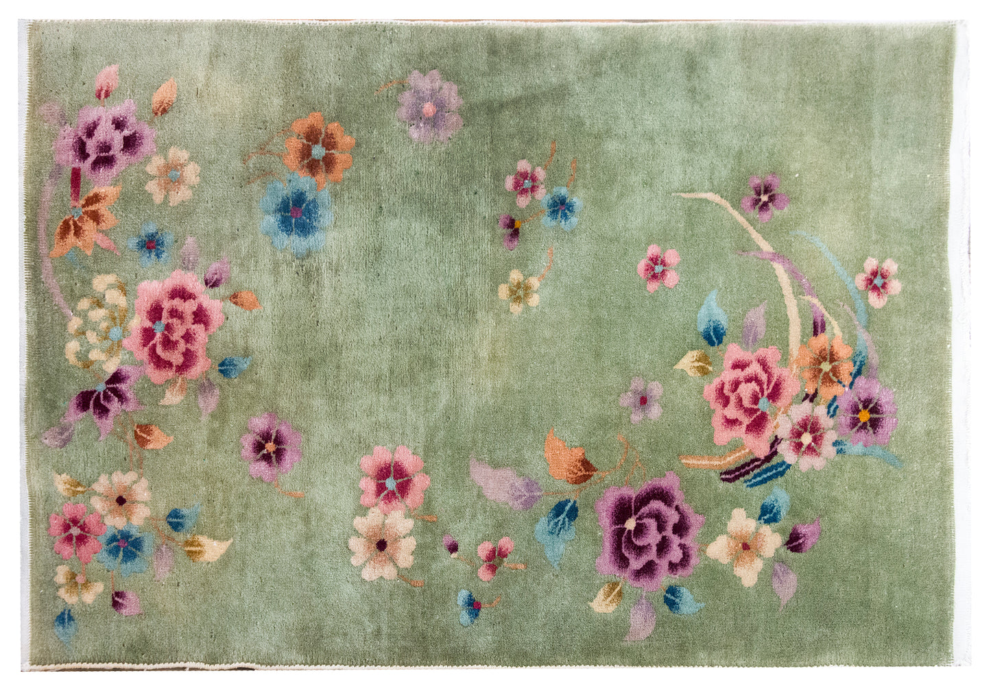 Mid 20th Century Chinese Art Deco Rug For Sale