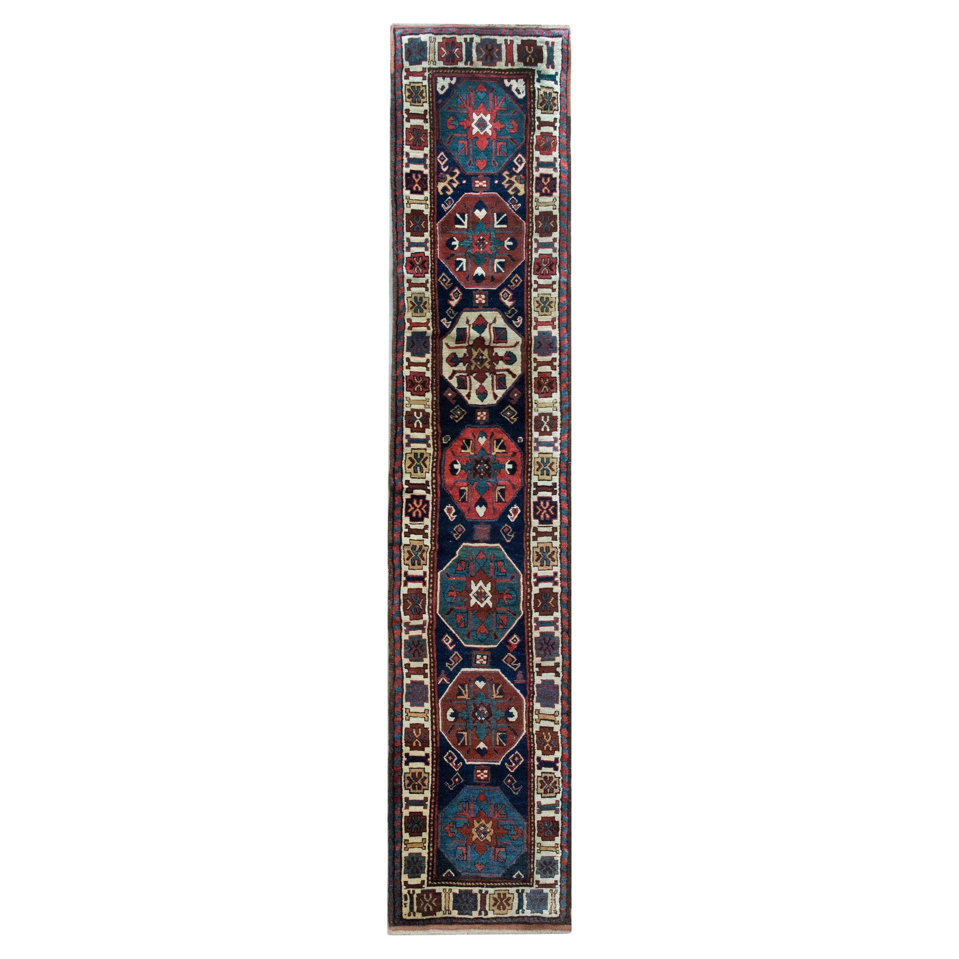 Early 20th Century Persian Kuba Runner For Sale