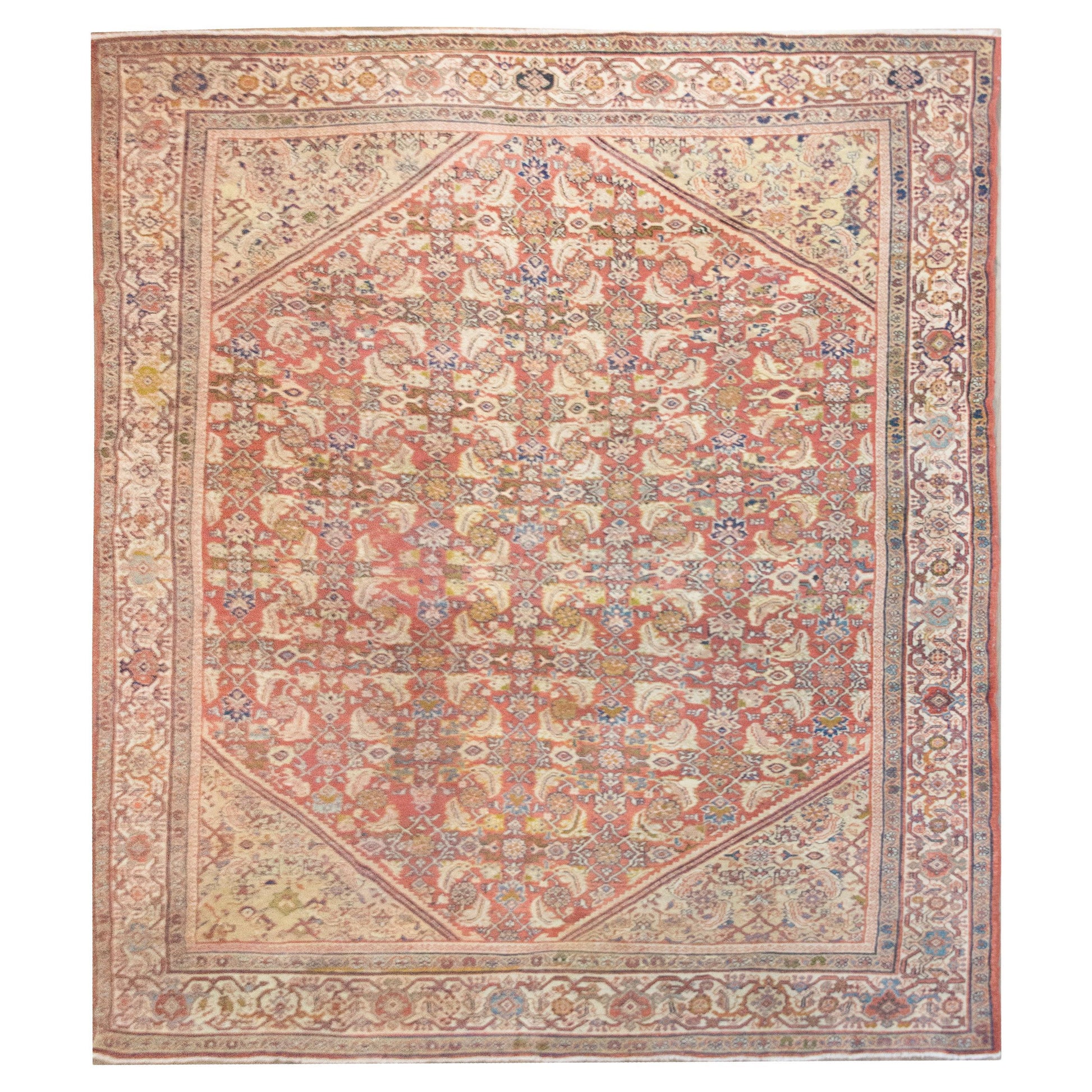 Late 19th Century Persian Mahal Sultanabad Rug For Sale