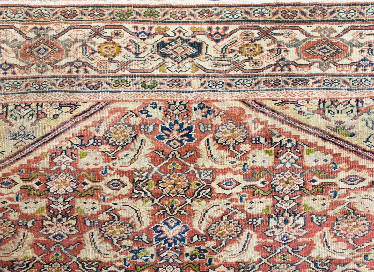 Late 19th Century Persian Mahal Sultanabad Rug