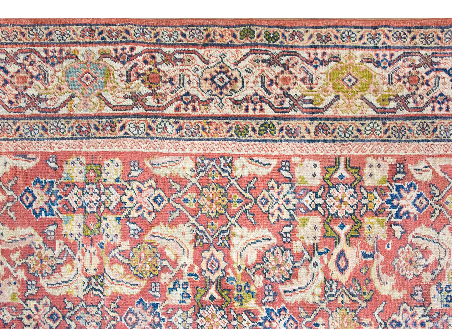 Late 19th Century Persian Mahal Sultanabad Rug