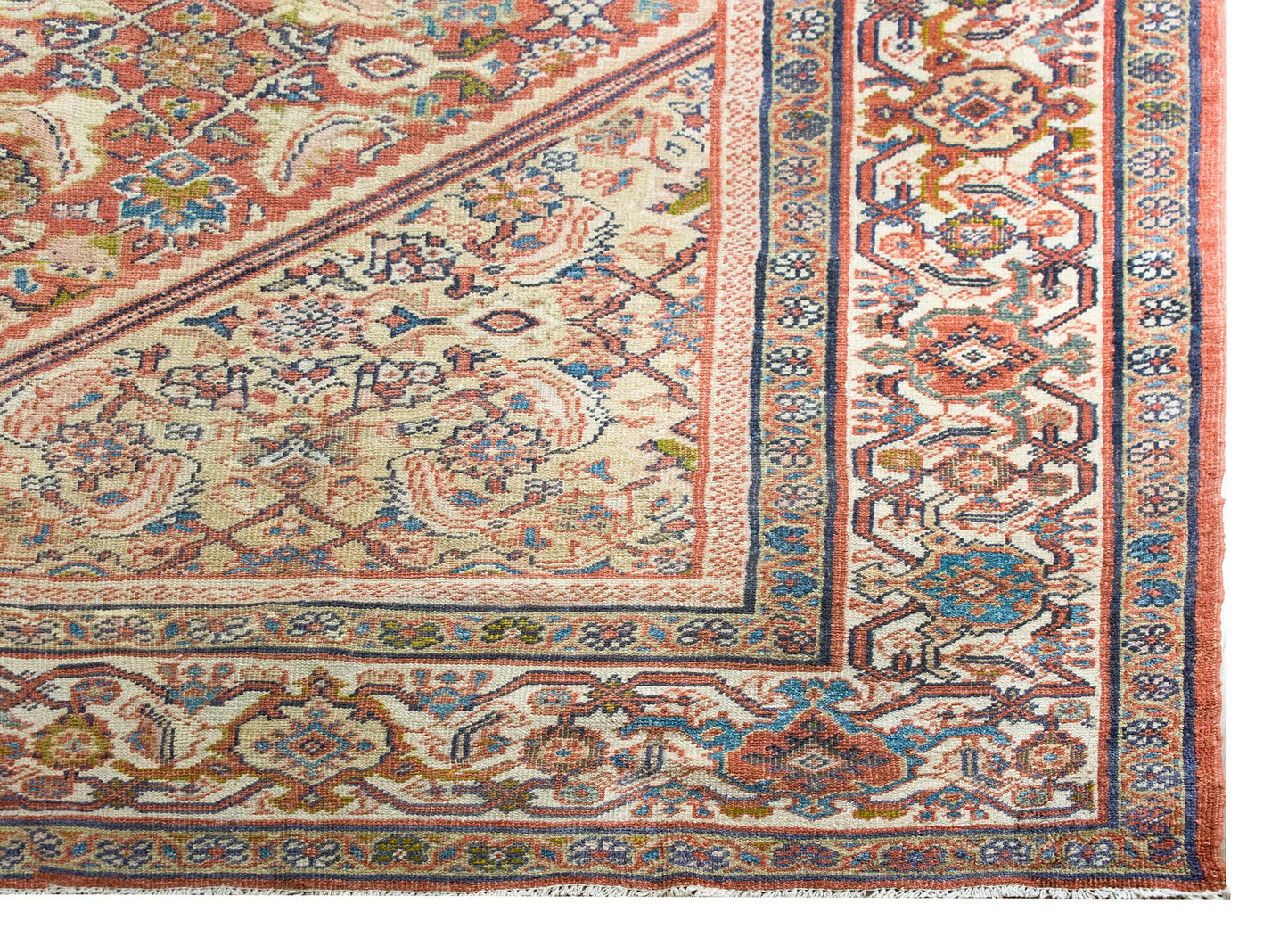 Late 19th Century Persian Mahal Sultanabad Rug