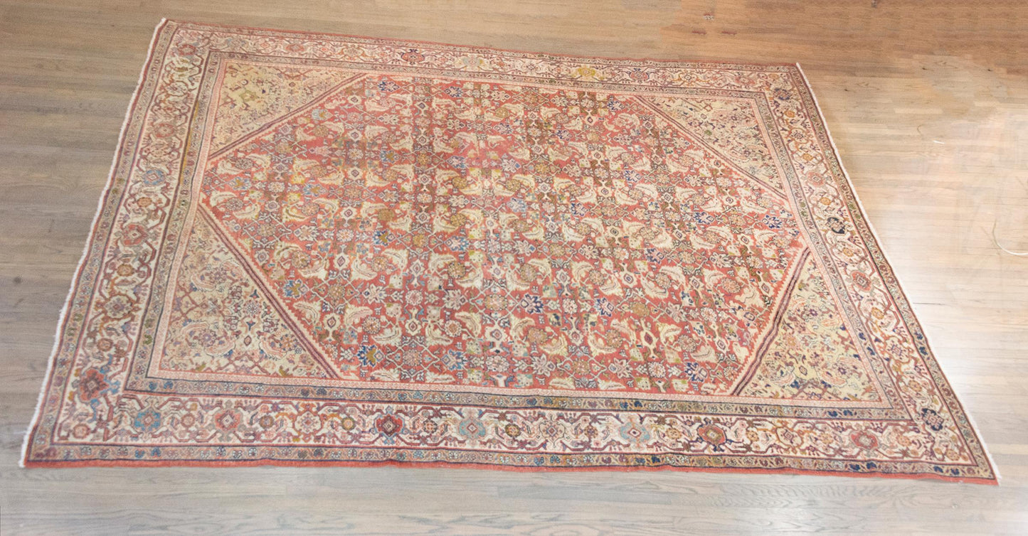 Late 19th Century Persian Mahal Sultanabad Rug