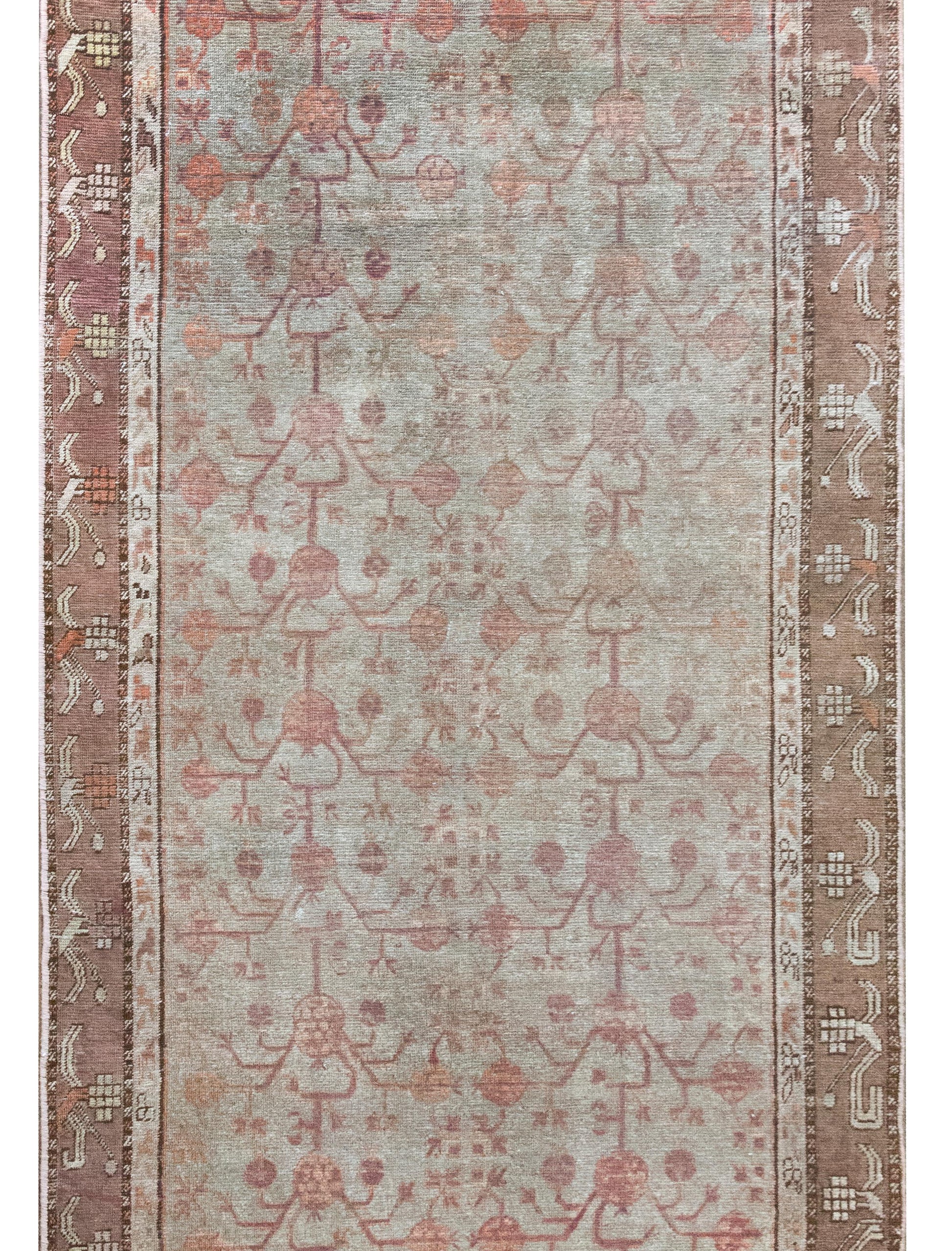 Early 20th Century Central Asian Khotan Rug For Sale